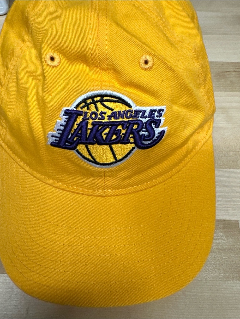 NBA Yellow Interior Logo Cap